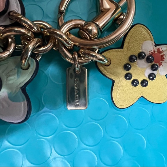 Coach Floral Key Holder - Multicolor - Picture 2 of 3